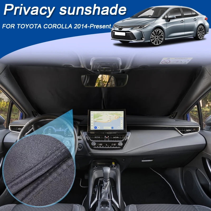 

Автомобильный солнцезащитный козырек на черное окно для Toyora COROLLA Sedan 2014 г., авто, защита от УФ-лучей, теплоизоляция, защитный чехол, аксессуары