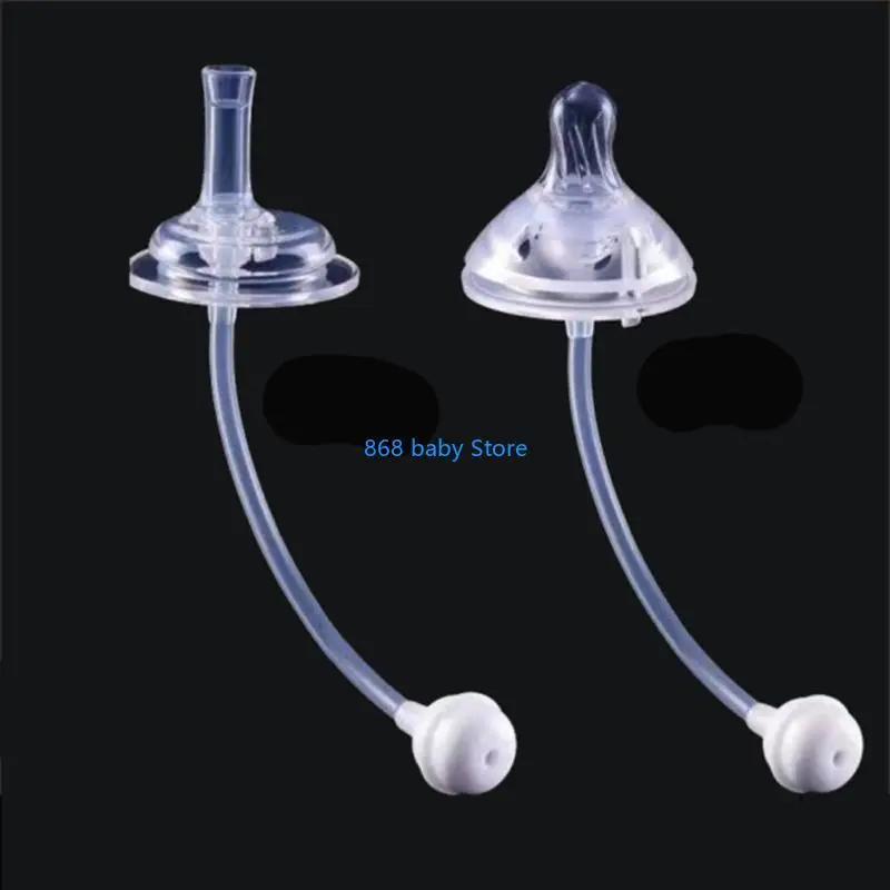 

29EE Soft Silicone Wide Mouth Sucking Nozzle Conversion for Head for Baby Feeding Bot