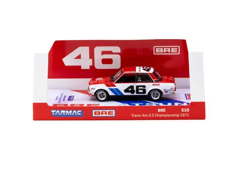 

Newly available-Tarmac Works 1:64 BRE 510 Trans-Am 2.5 1971 Championship Die-Cast Car Model Miniature Gifts