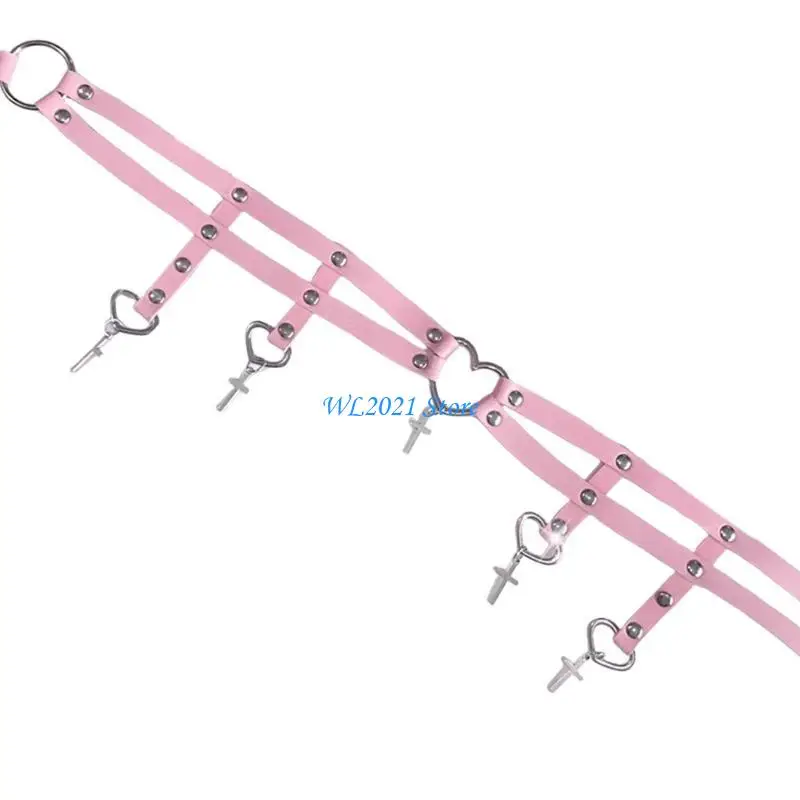 G5GC Hot Girl Belt Cowgirl حزام الخصر مع القلب لفساتين الجينز