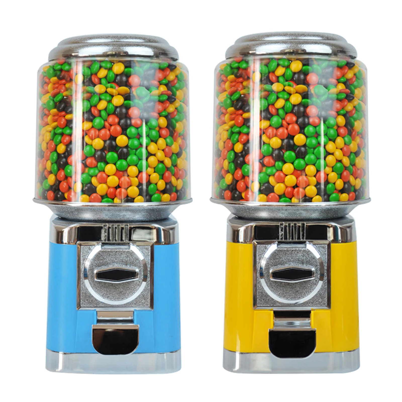 25 Cents Candy Dispenser Machine Mini Vending Machine for Storing Flat Candies 6 inch Large Capacity Candy Dispenser Commercial