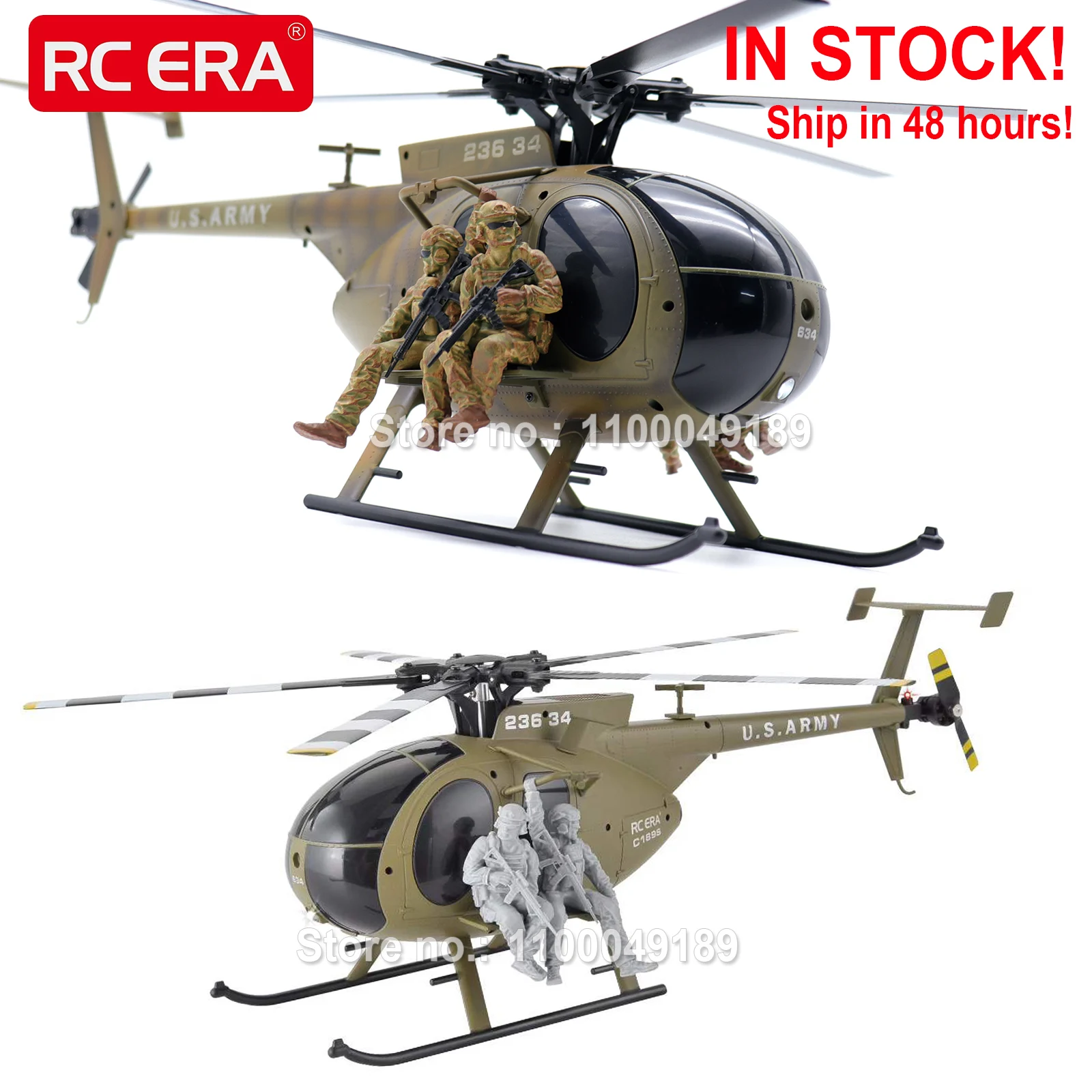 Радиоуправляемый вертолет RC ERA C189 MD500 с фигурками, масштаб 1/28, бесщеточный двигатель, оптический гироскоп, пульт ДУ 2.4G, хобби-игрушка для взрослых.