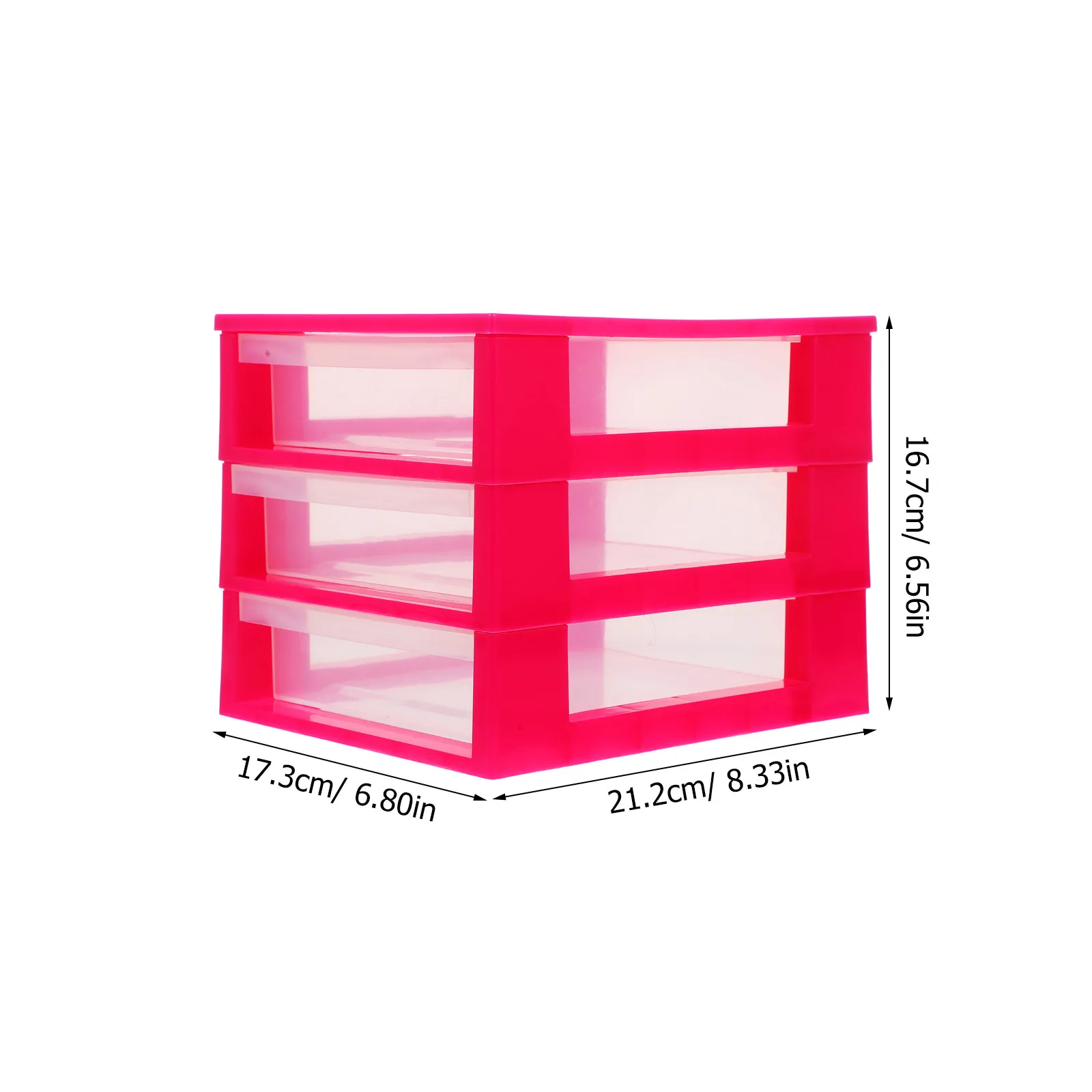 Compact Clear Desktop Drawer Organizer Multi Layer Plastic Storage Box for Home Office Classroom Bathroom Dorm Rv Stationery