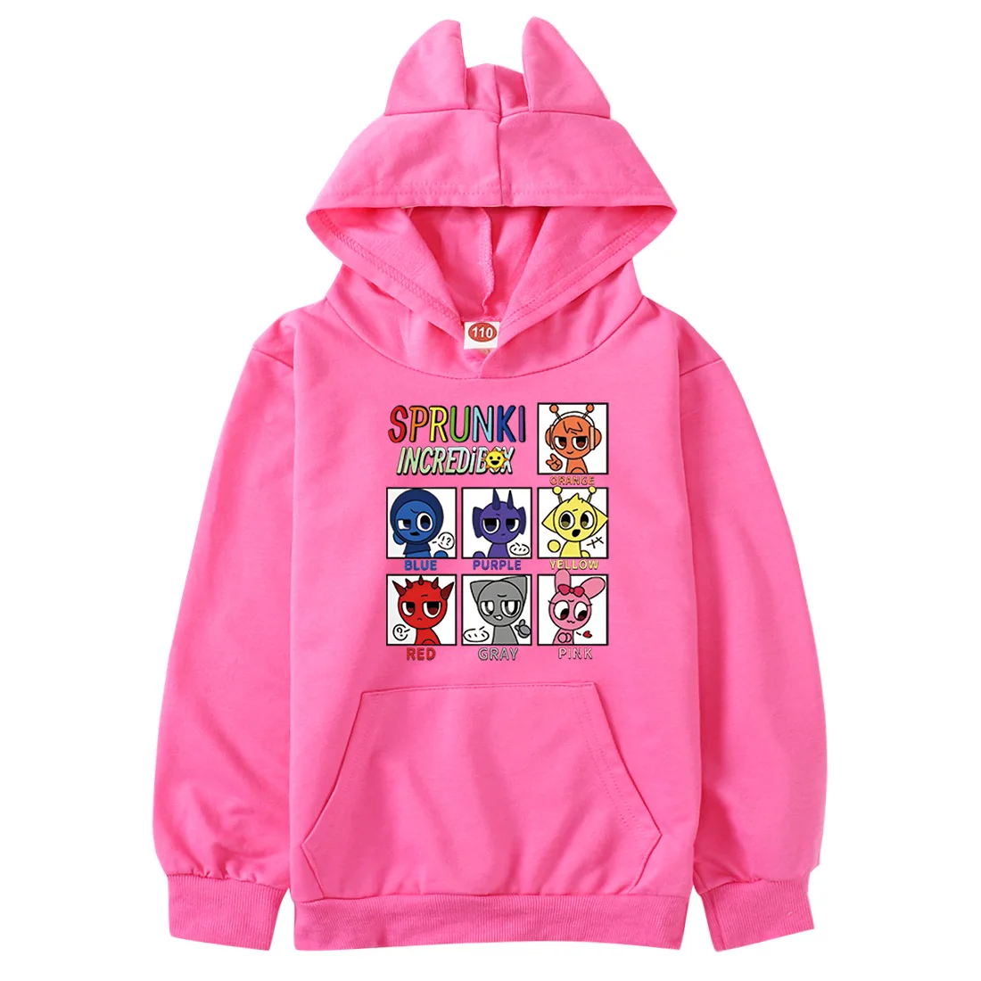 Sprunki Clothes Kids Game Sprunky Incredibox Hoodie Boys Long Sleeve Sweatshirts Toddler Girls Causal Coats Children's Clothing