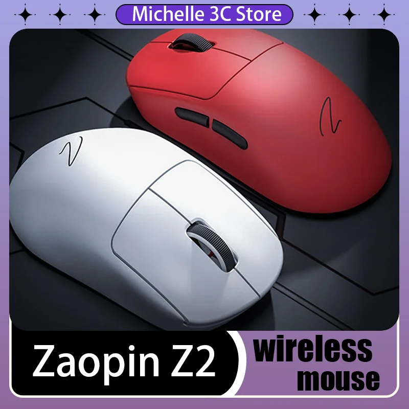 

Zaopin Z2 Wireless Mouse 3mode Paw3395 Ergonomics Hot Swappable Microswitch Base Lightweight Gaming Mice Mini Mouse Customized