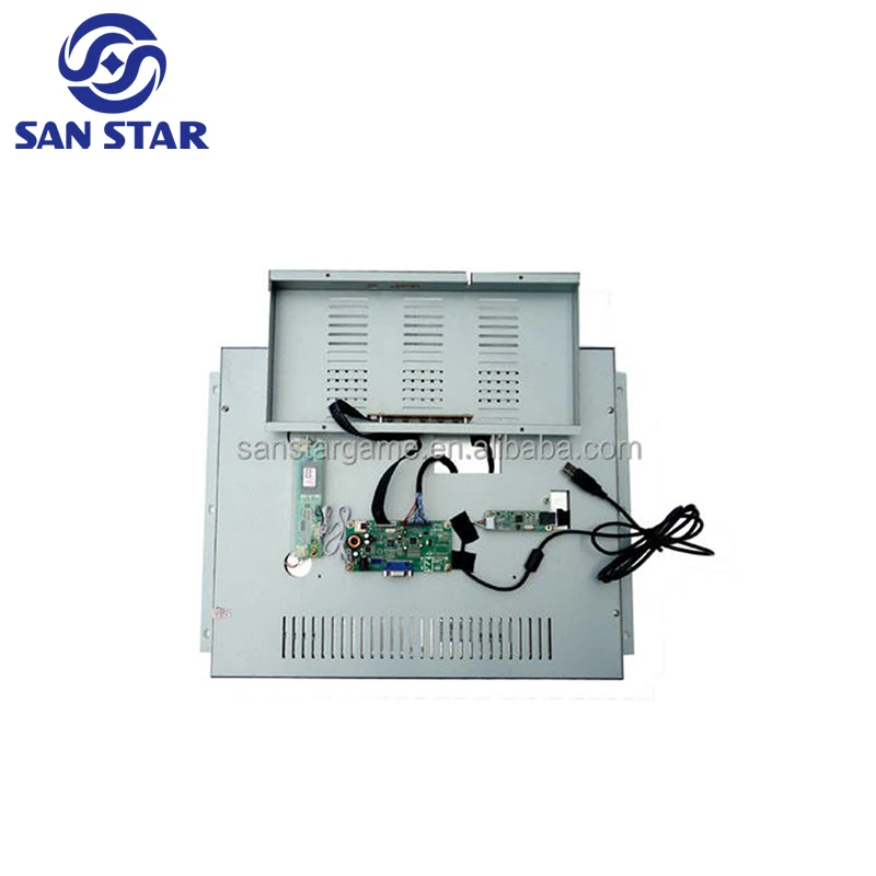 Zręcznościowe monitory do gier ekran dotykowy 17-calowe dotykowy ekran LCD do automatu do gry, stojąca maszyna do koktajli