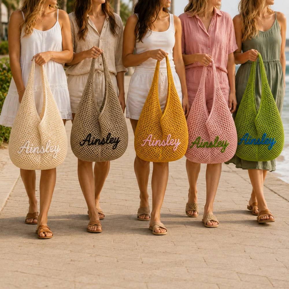 Embroidery Names - Custom Name Rope Embroidered Hollow Woven