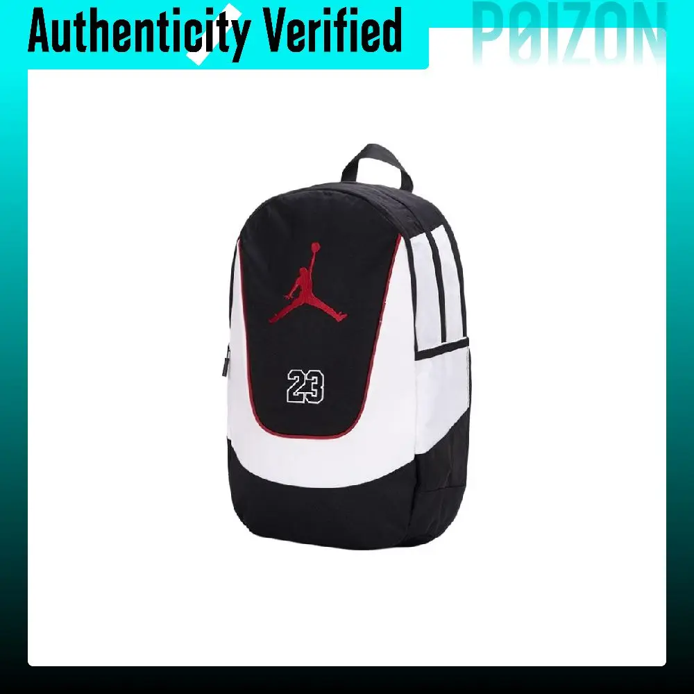 Jordan Polyester Backpack Medium Unisex Black & White JD2613020AD-002 view 3
