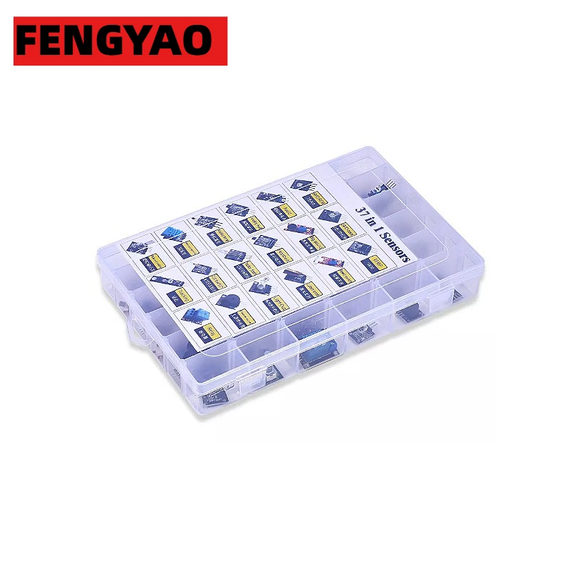 Picture 4: For arduino 45 in 1 Sensors Modules Starter Kit better than 37in1 sensor kit 37 in 1 Sensor Kit UNO R3 MEGA2560