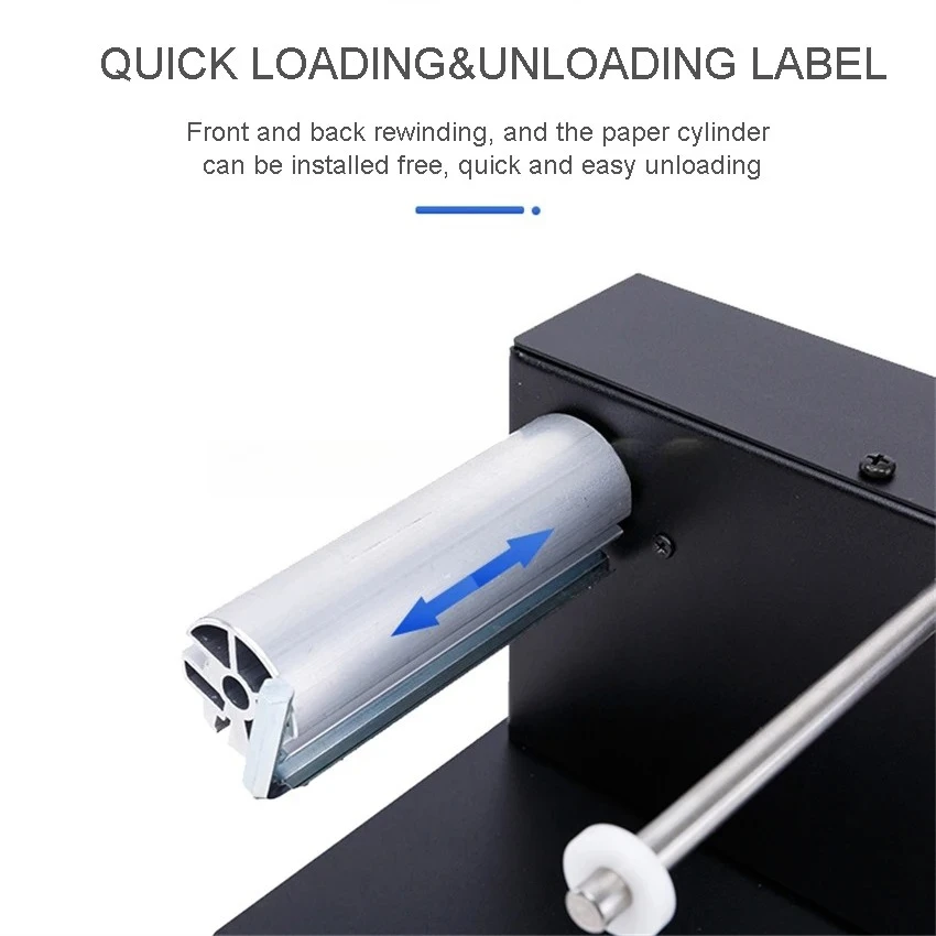 180MM Automatic Label Rewinding Machine Sticker Rewinder Barcode Label Two-way Rewinder Label Paper Rewinder