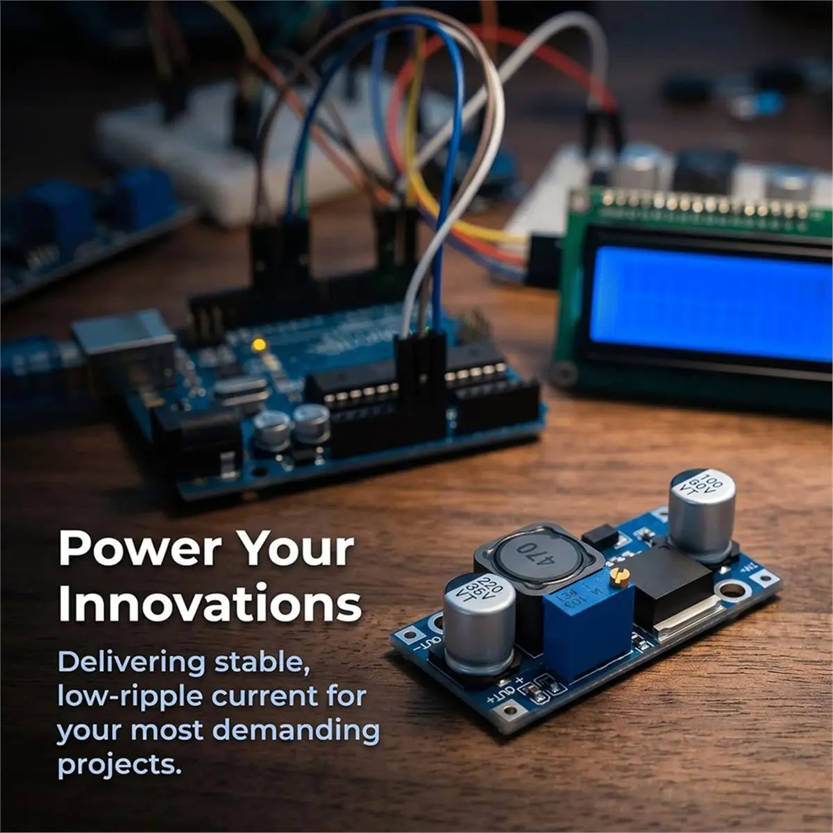 AU47-10pcs LM2596S DC Converter, Adjustable Buck Converter, Step Down Module, 4V-38V to 1.25V-36V Efficient Voltage Regulator