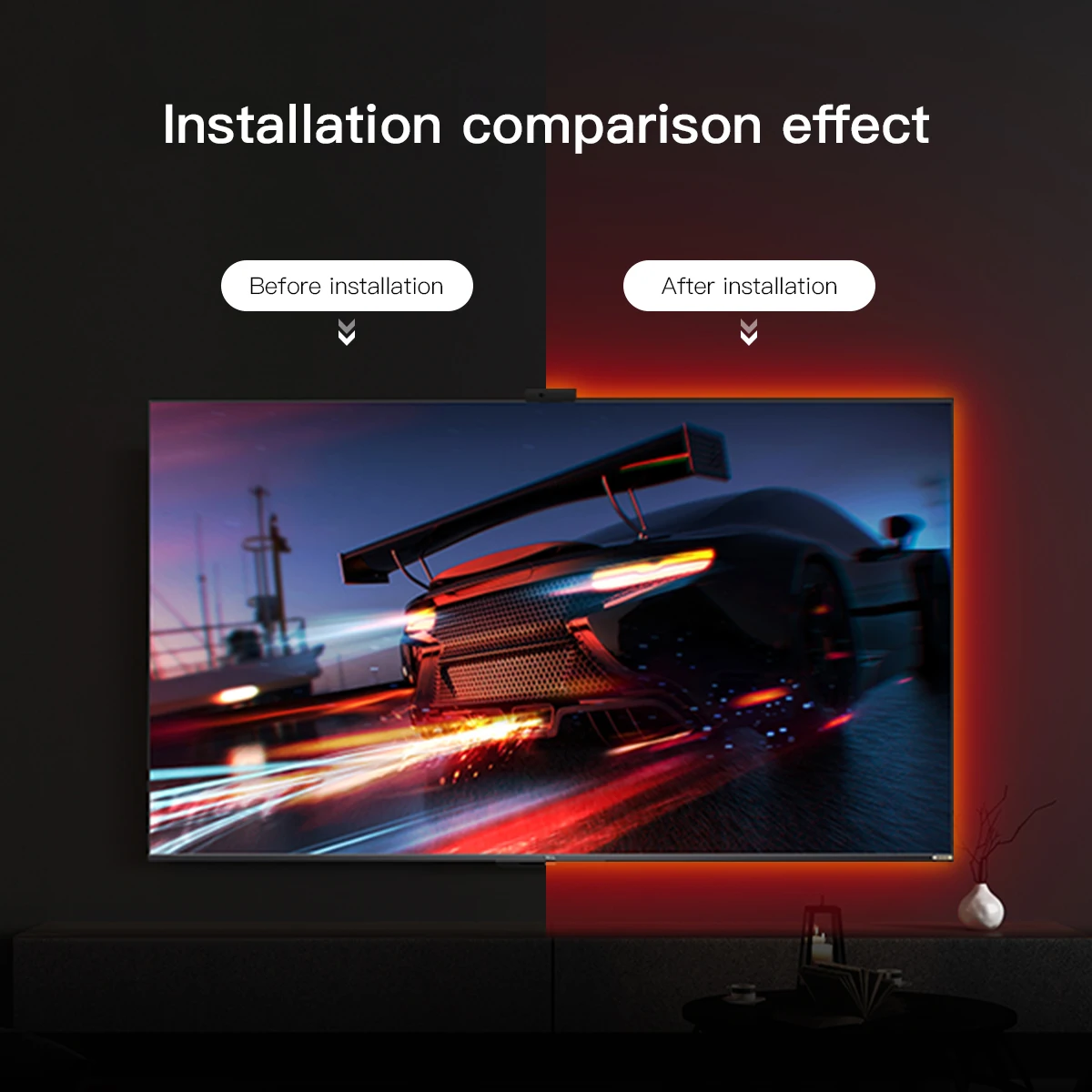 Impermeável USB LED Night Lights, RGB Strip Lamp, 2835, Diodo Tape for Game Room, TV, computador, PC, Monitor, Backlight Decoration, 5V