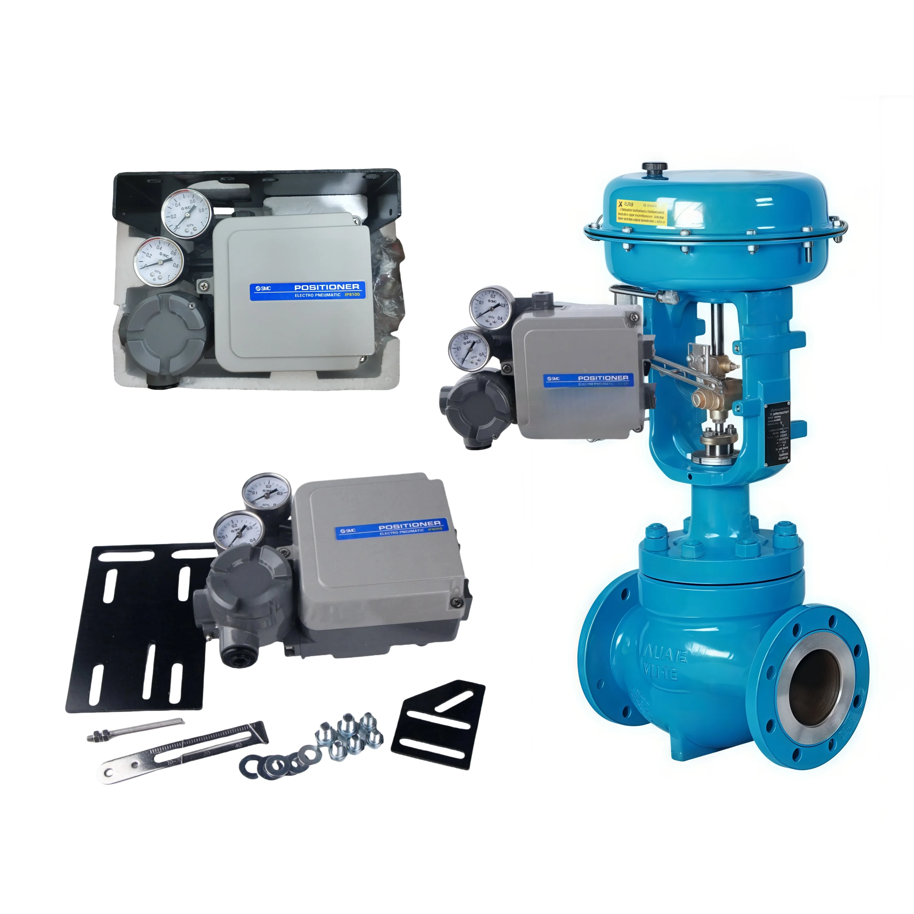 

SMC Original IP8000-031-Q IP8000/8100 Electro-Pneumatic Positioner Lever Rotary Type Standard Pneumatic Control Valve Positioner
