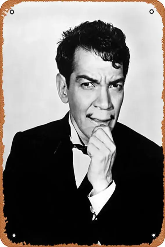 Metal Tin Sign   - Moreno Cantinflas Around the World In 80 Days 1956, by Michael Anderson - Poster Metal Plaque Cafe, Bar, Home