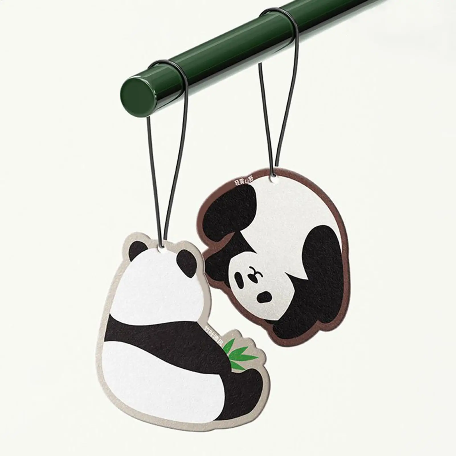 4pcs Car Aromatherapy Pendant Set Interesting Animal Car Aromatherapy Pendant Car Rearview Mirror Pendant Long-lasting fragrance