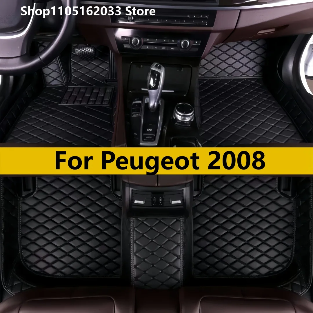

Автомобильные коврики на заказ для Peugeot 2008 (2020-2025) – полный комплект для переднего и заднего ряда, ковровые покрытия, коврики для ног