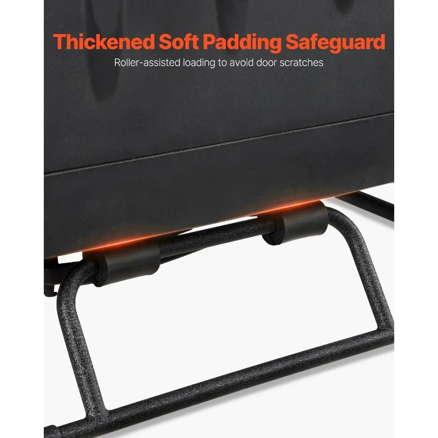 Chariot de rangement à toit rigide, mobile, robuste, avec 3 trous réglables, rembourrage souple épais, support de rangement à toit rigide avec Pow