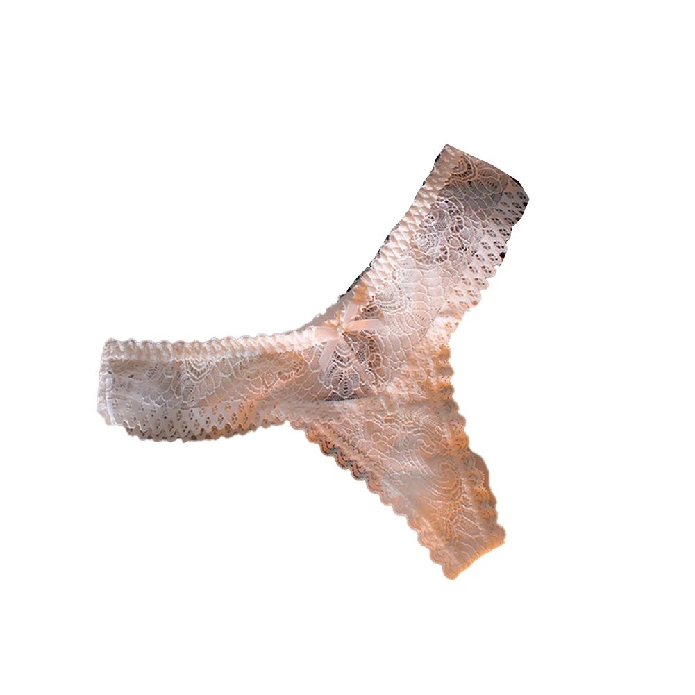 Weibliche Hohle Schleife T Hosen Slips Sinnliche Und Schmeichelhafte Sexy Spitze T Hosen Bequeme Und Atmungsaktive Hohle Schleife Heiße Neue Stilvolle