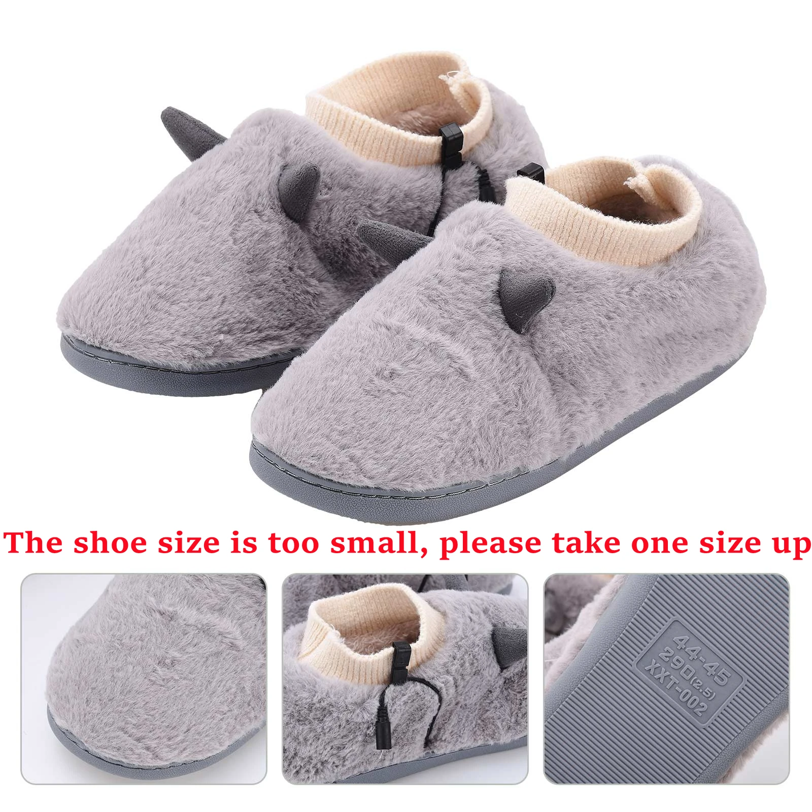 Heated Feet Warmer USB Foot Warmers Winter Shoes Plush Cute Removable And Washable Slippers