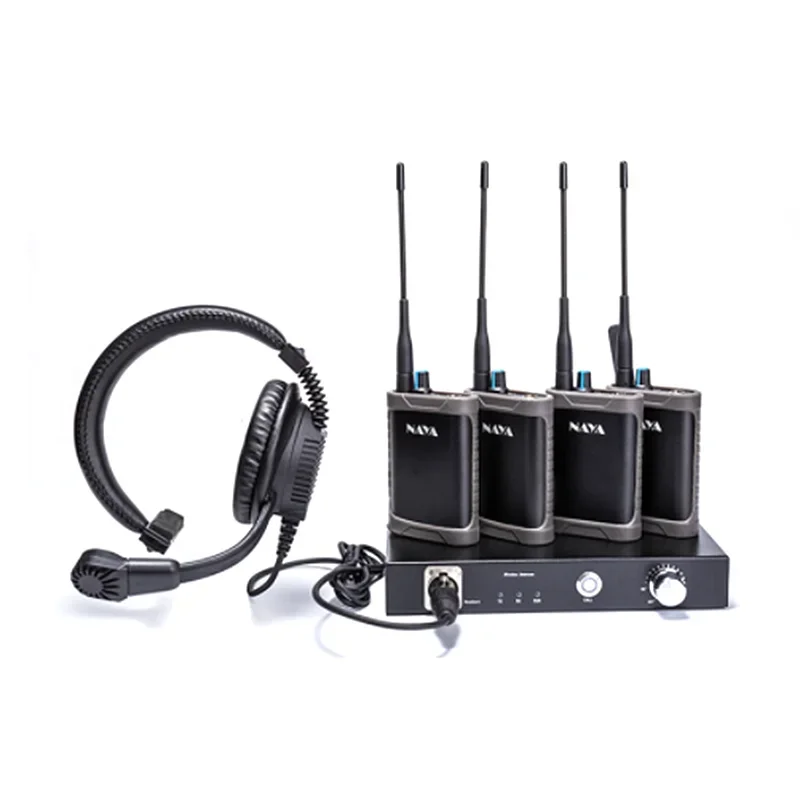 

Audio Equipment NAYA HDI-BS180 Full Duplex Wireless Intercom System Transmission Distance 2000m Support Switcher Guide Station