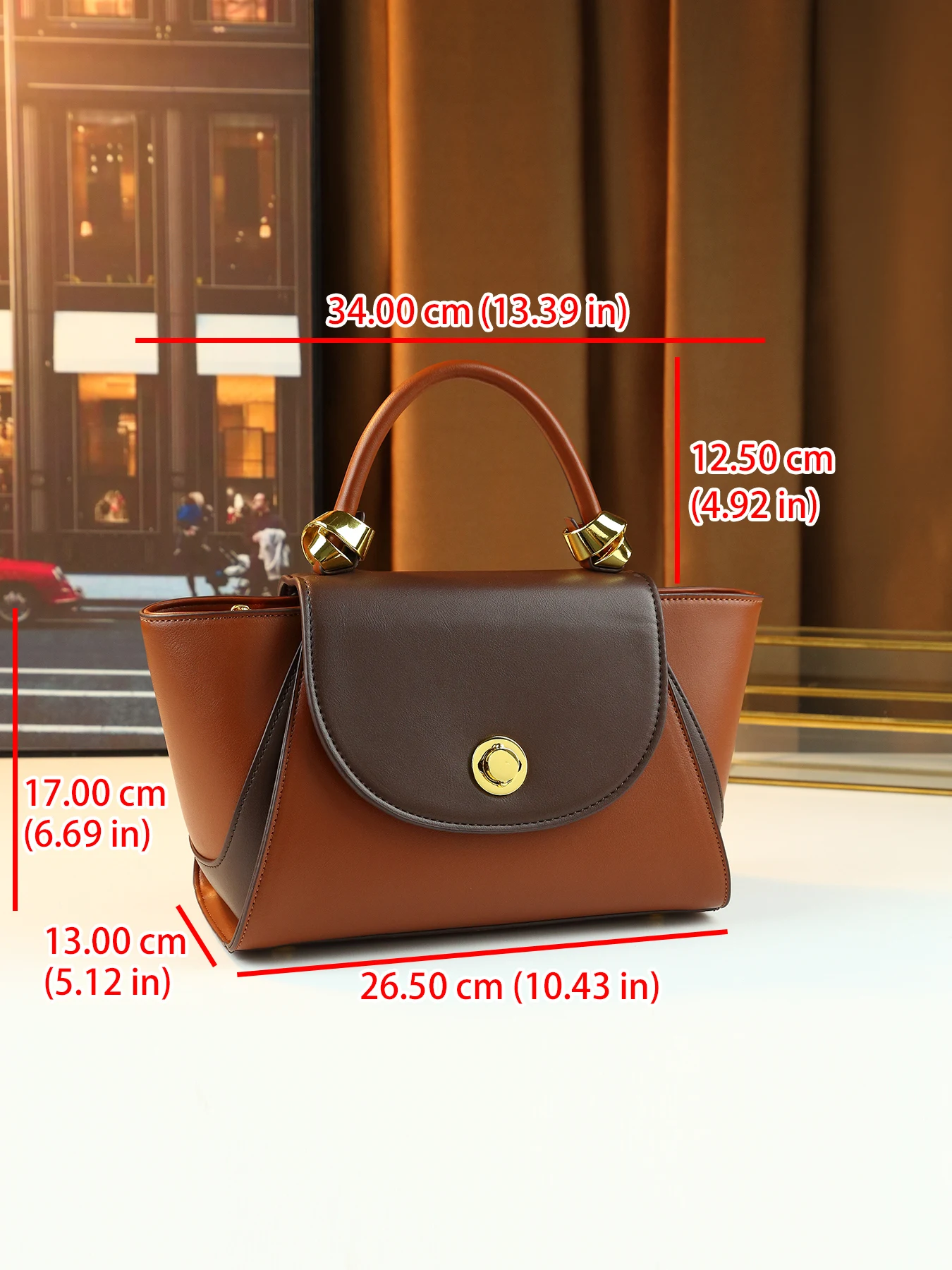 Autumn and winter new high-end color matching portable wings styling bag temperament women's versatile large-capacity Boston bag
