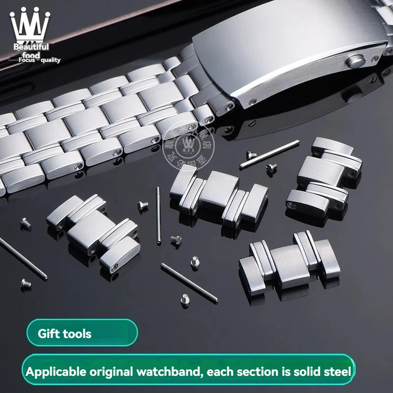 For Omega Seamaster 300 Stainless Steel Watch Chain Extended Section Buckle Screw Metal Strap Repair Connecting Rod Accessories