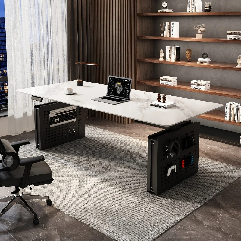 

Скандинавские креативные электрические подъемные столы, стоячие каменные плиты, компьютерный стол, кабинет, спальня, игровая офисная мебель FYCD