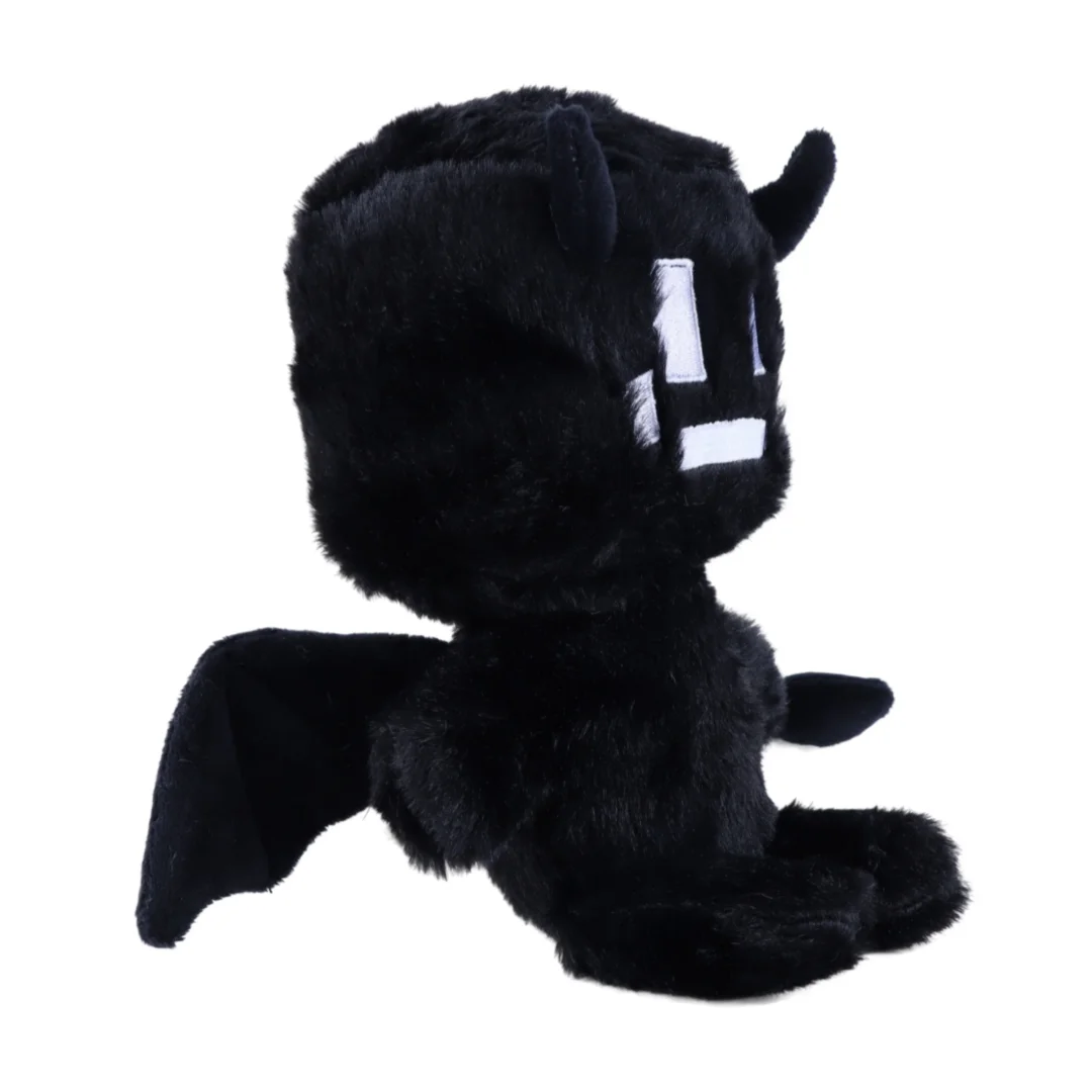 Niedliches Twixxel Fledermaus-Plüschtier, Spielzubehör, Weiches Stofftier, Schwarze Fledermaus, Geburtstags- und Feiertagsgeschenk für Kinder und Fans, Halloween-Deko – Detail 5