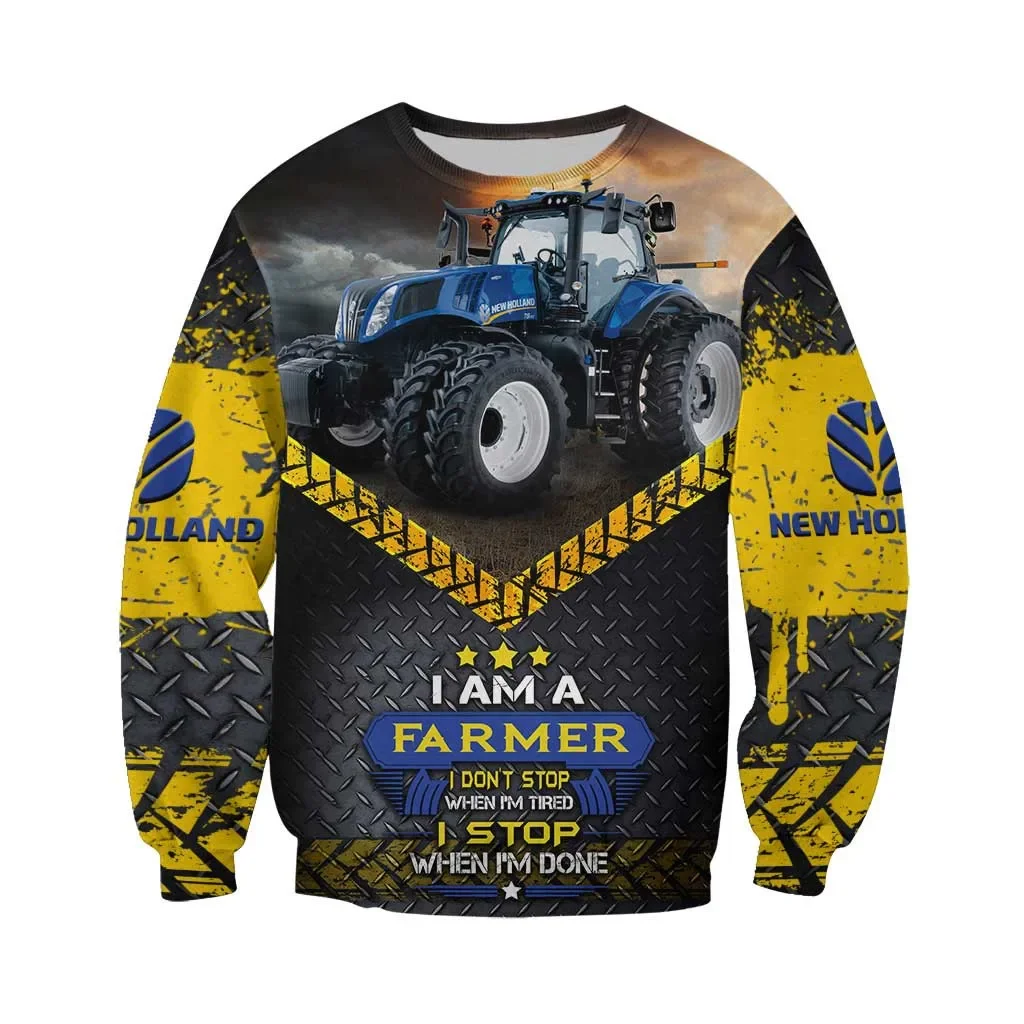 Homens Eu Sou um Agricultor 3D Em Todo o Over Impresso Hoodie Casual, Tops Unisex, Roupas Novas Da Moda