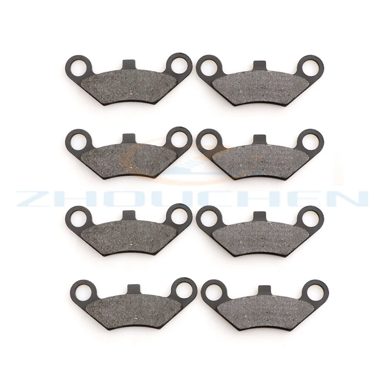 4pair Front Brake Pads For BUYANG/JCL 300CC ATV CF MOTO X5 Terralander 500 492cc Quadzilla 500 ES RS6 EFI