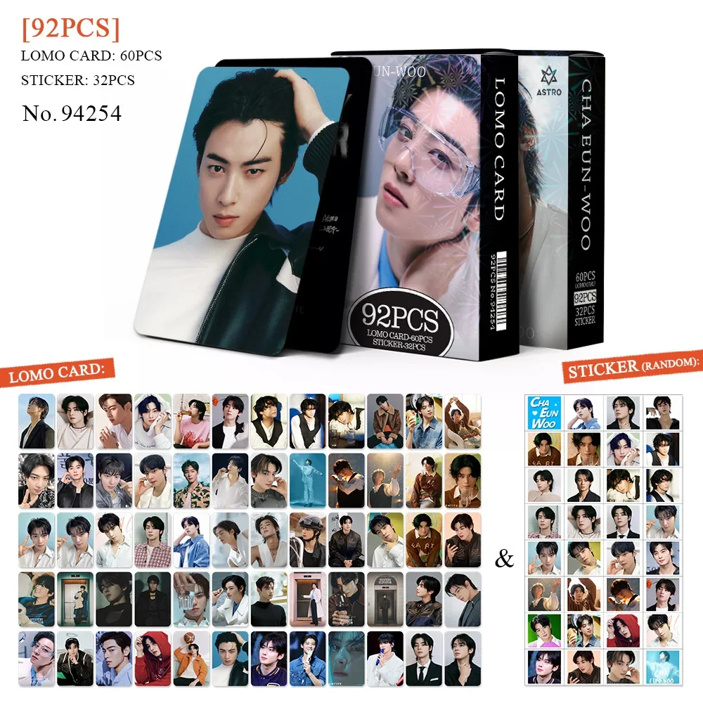 92pcs kpop astro idol boy neue serie hd printd lomo karten hochwertige foto karten moonbin mj jinjin eunwoo rocky sanha fans geschenk