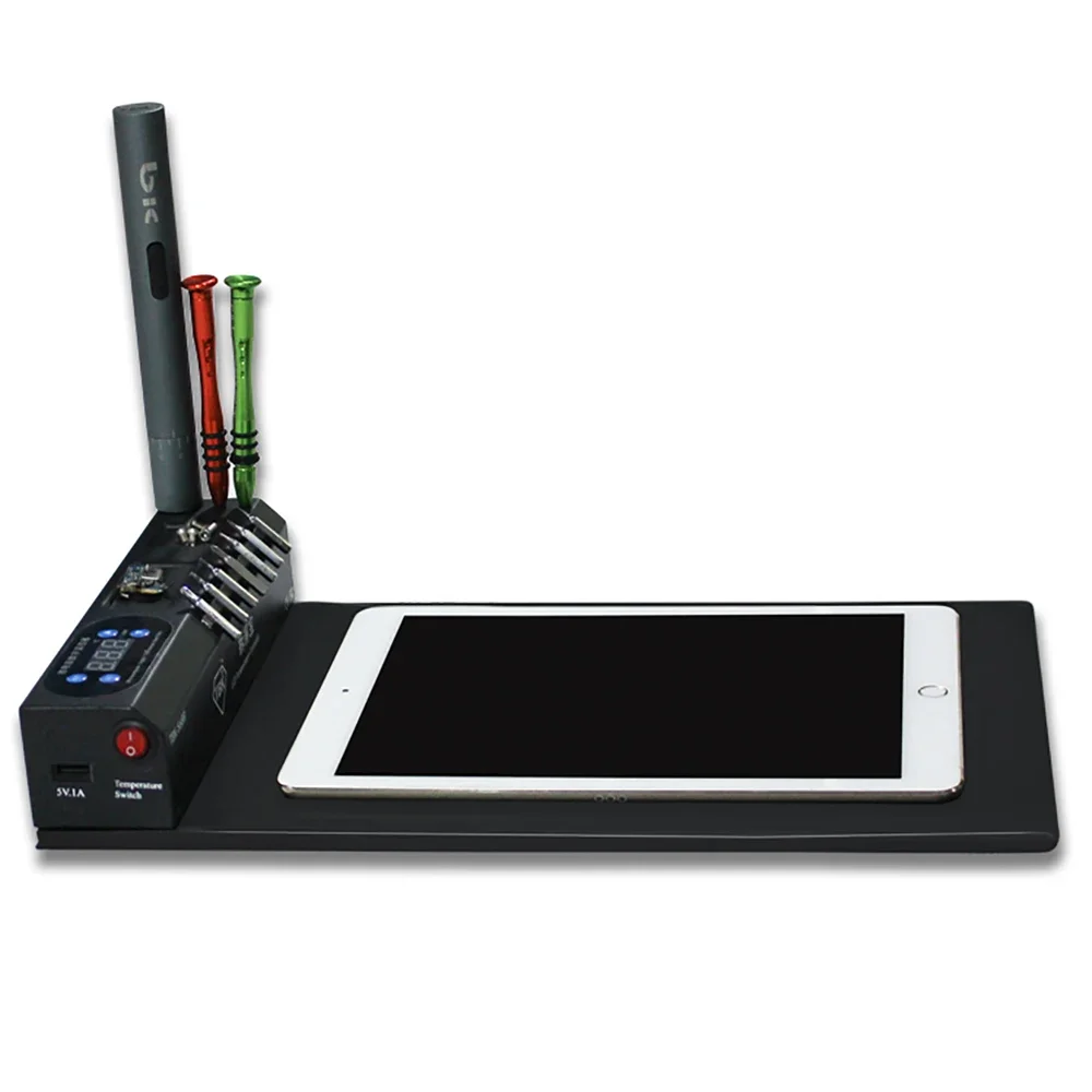 TBK ตัวแยกหน้าจอ LCD 568R 12.9นิ้วสำหรับโทรศัพท์มือถือ iPad แท็บเล็ตเครื่องมือสำหรับซ่อมโต๊ะให้ความร้อนที่อุณหภูมิคงที่