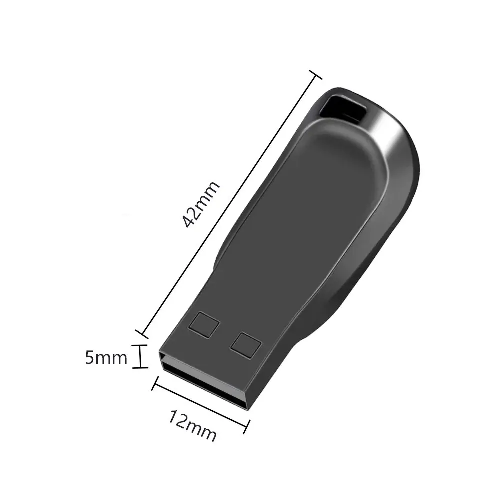 Clé USB en métal haute vitesse, clé USB 2.0, 128 Go, 64 Go, 32 Go, 16 Go, 8 Go, 64 Go, 2.0 Go, 128 Go, expédition plus rapide