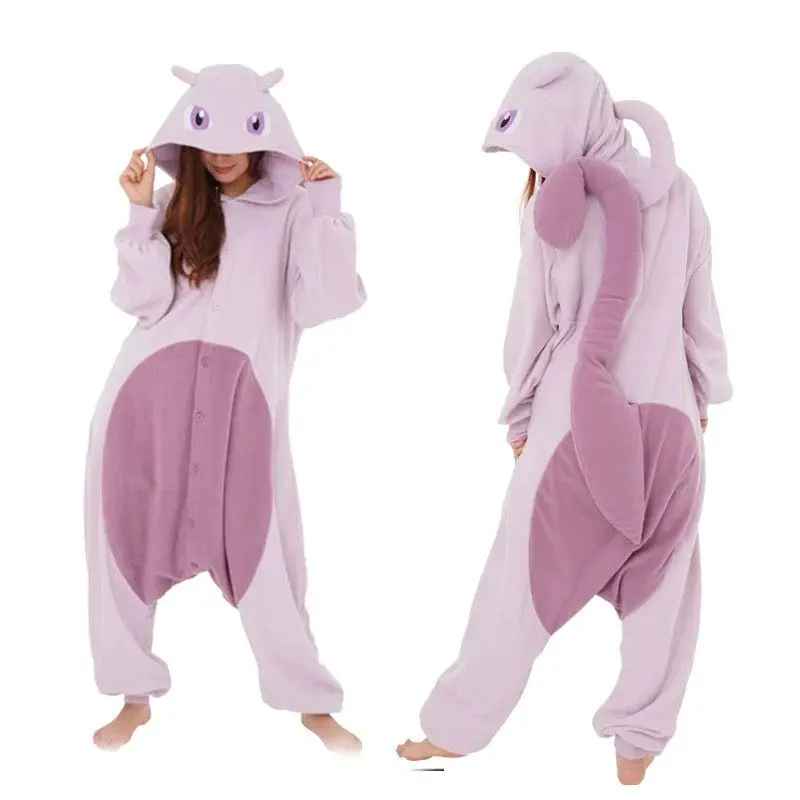 

Anime Cosplay Costume Xlsize Lucario Onesies Kigurumi Pajamas Fleece Pijama Christmas Halloween Party Pyjama Outfit Gift Adult