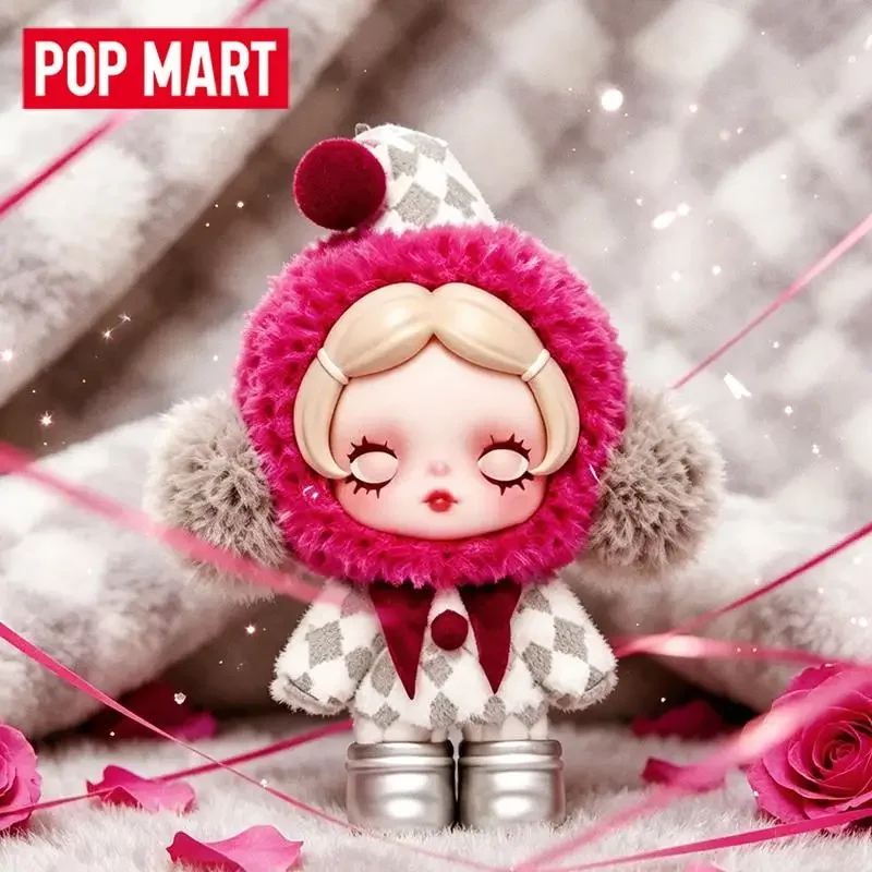POP MART SKULLPANDA Série Off Mode Boneco de Pelúcia Pingente Caixa Surpresa Brinquedos Caixa Misteriosa Figura de Ação Modelo Fofo Presente