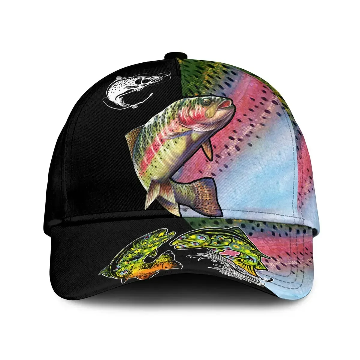 Mens Baseball Cap Deer Wolf Birds Hunting Dog Printed Snapback Men Women Breathable Summer Headwear Outdoor Sun Visor Hats