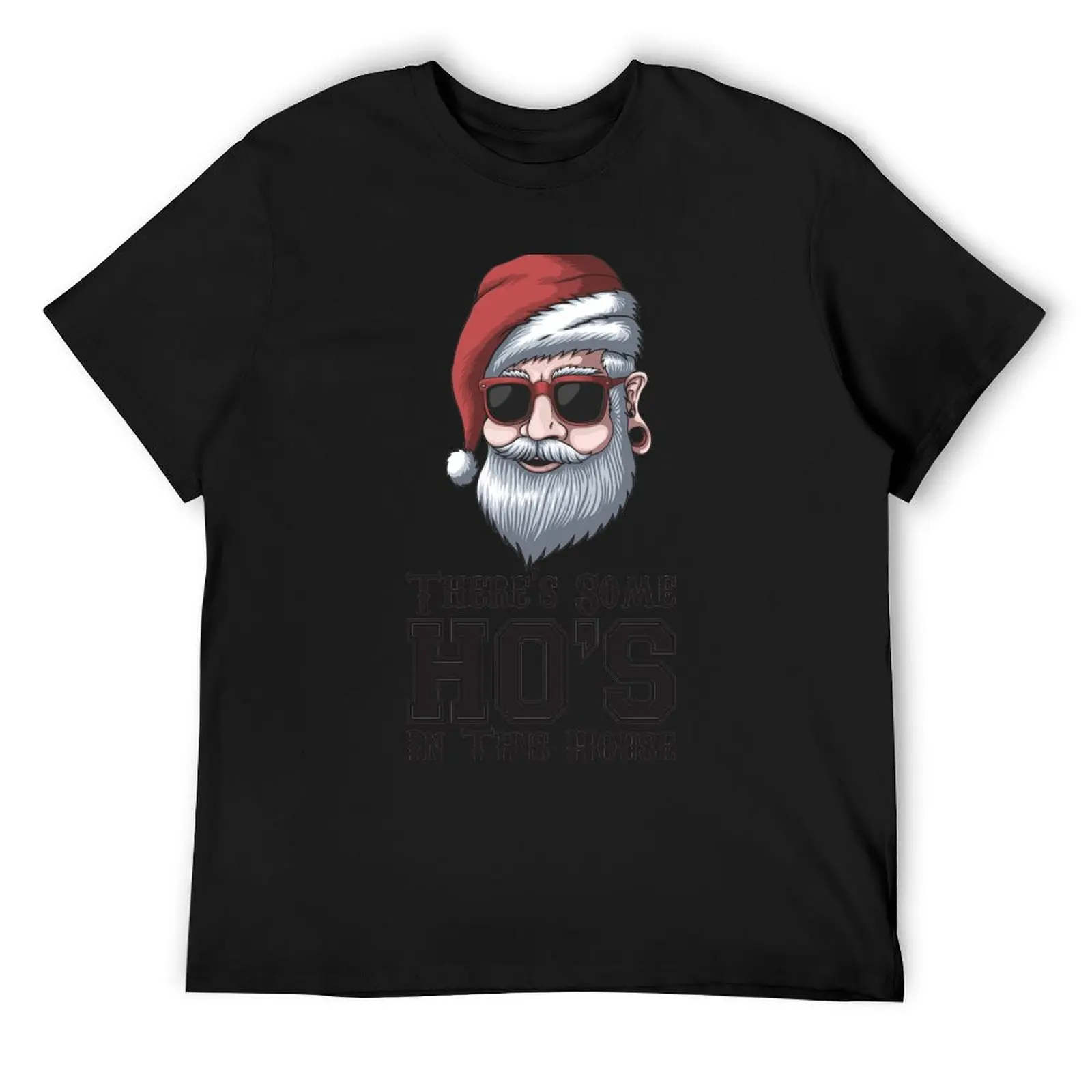 

There's Some Hos In This House Funny Christmas Dear Santa T-Shirt plus sizes tees mens tall t shirts