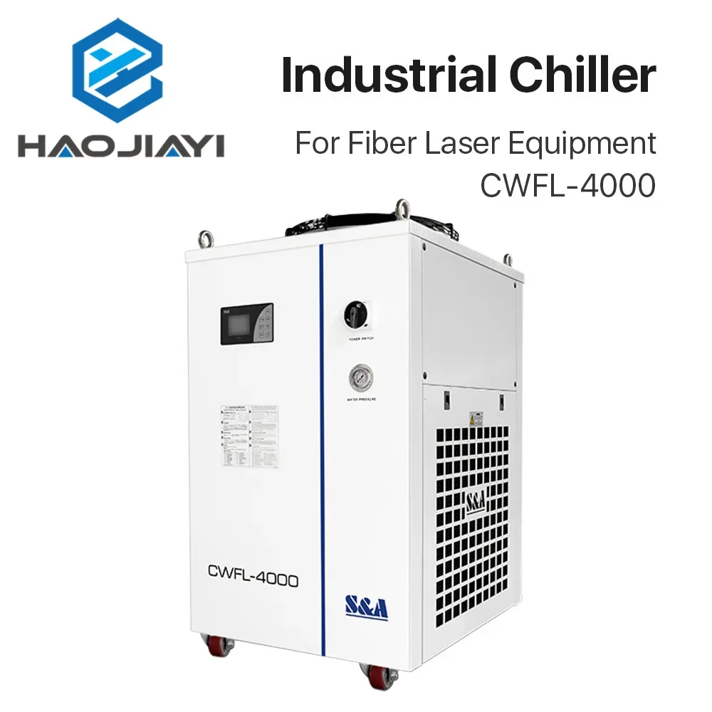 

Original S&amp A Fiber Laser Industrial Chiller CWFL-4000 220V/380V 50Hz/60Hz Cooling System for 4kW Fiber Laser Source