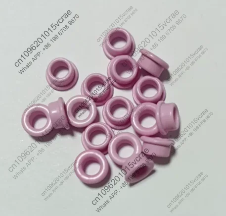 10pcs ceramic wire guide, small outer diameter 7.9mm * total height 4.8mm * inner hole 5mm, wire hole