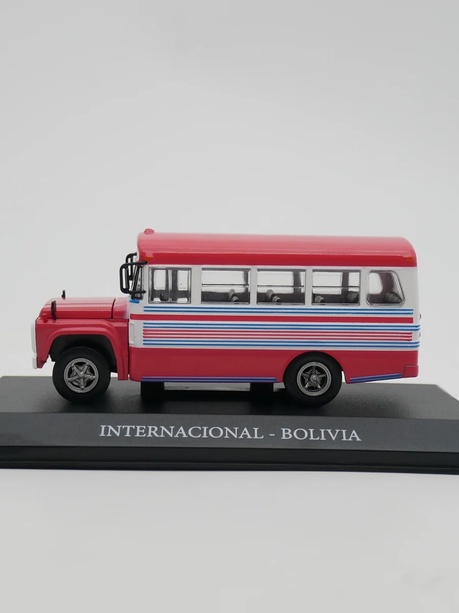 IXO 1:72 Internacional Micro Bus Bolivia Diecast Car Model Metal Toy Vehicle