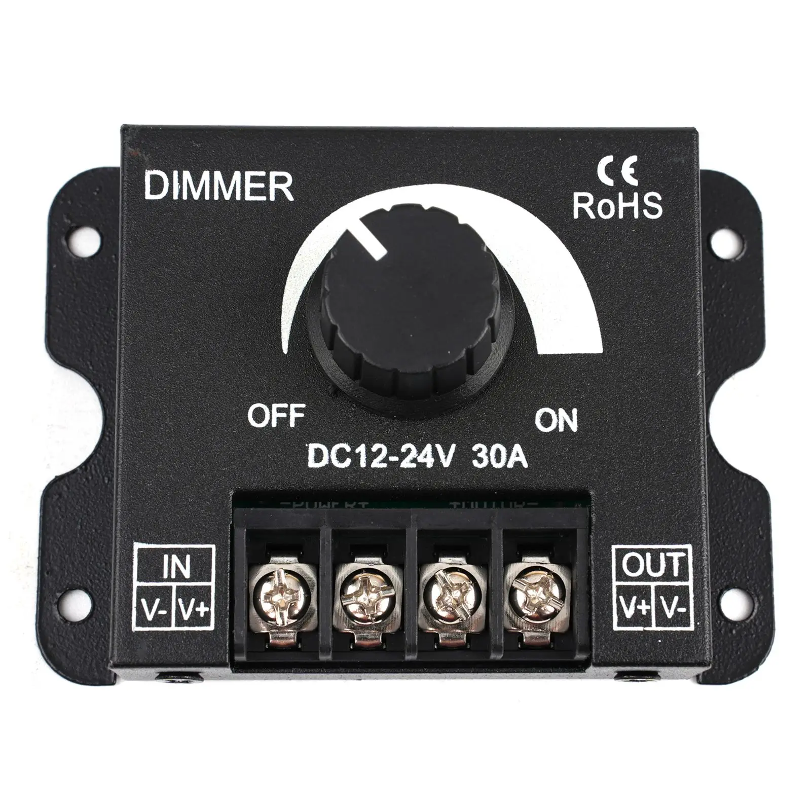 Voltage Regulator DCDC Voltage Stabilizer Adjustable Power Supply for LED Light Strip Brightness Control 30A Output