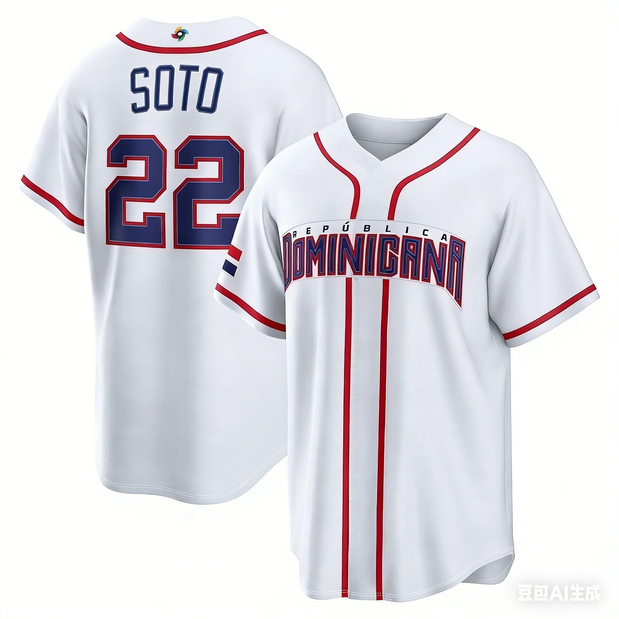 2026 3d Printing Dominican Republic Baseball Jersey 22 Soto Tatis Jr Guerrero Jr Mens WBC National Team Sports Shirt Tops