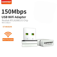 Comfast Mini Wifi USB Adapter Windows XP/7/8/10/11 Mac OS 150mbps 2.4G Wireless Network Card Antenna Wi-fi Dongle CF-WU810N