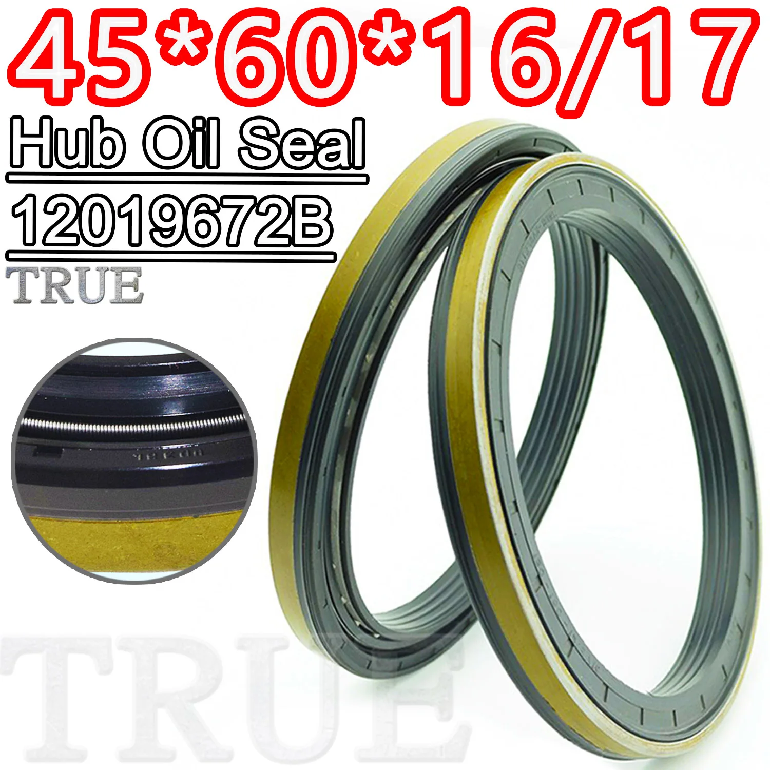 Hub Oil Seal 45*60*16/17 For Tractor Cat Shaft Cassette Sealing Combined 45X60X16/17 12019672B 12019672 Pressure Set Gasket