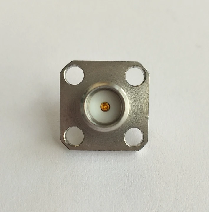 SMA-KFD689G RF Connector 18G High Frequency Stainless Steel Panel Fixed Female SMA RF Connector