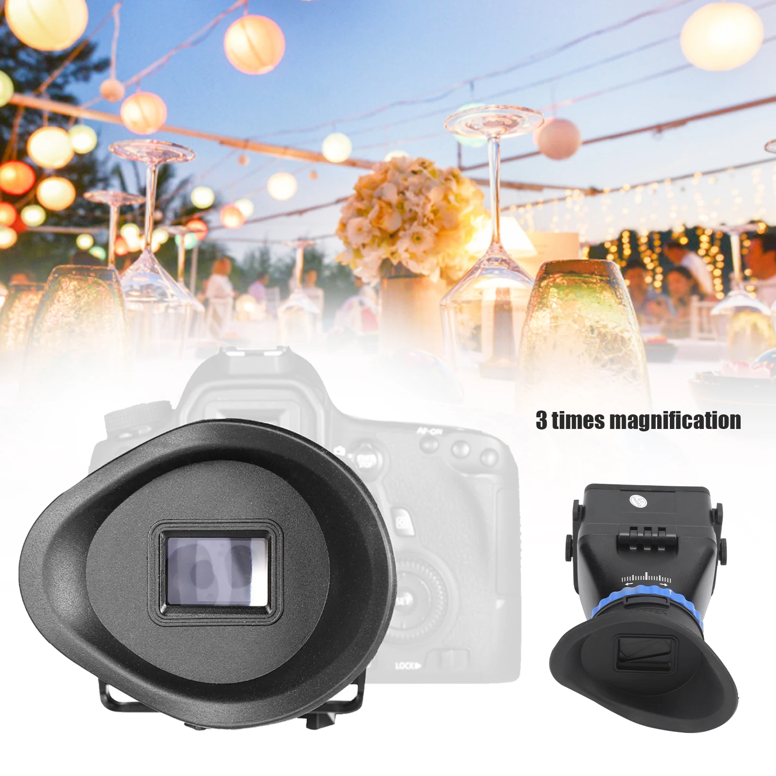 ST‑1 Camera Screen Viewfinder for Camera Camcorder with 3in/3.2in Screen SLR Viewfinder new