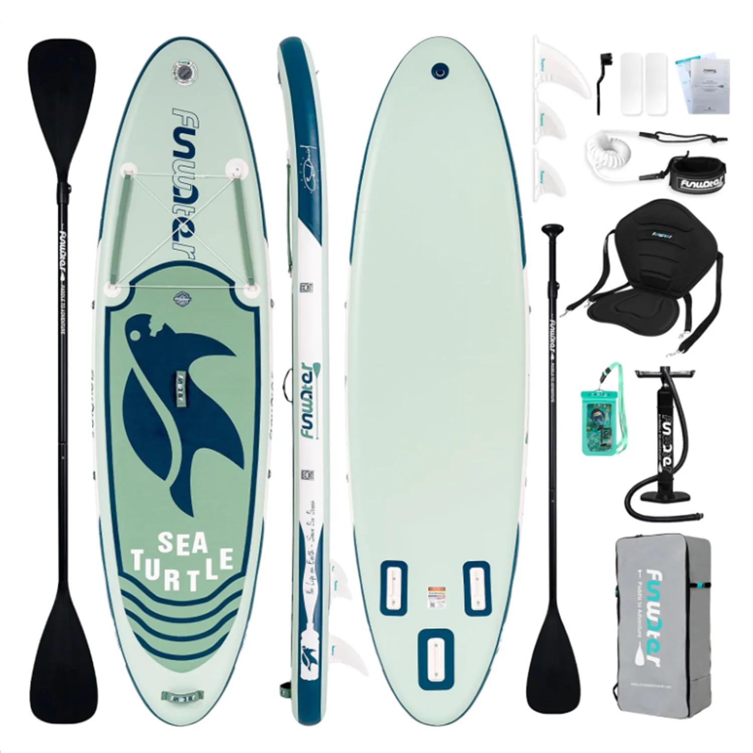 

Customizable Inflatable SUP - Super Stable Fins Design for Ocean & Lake Waters