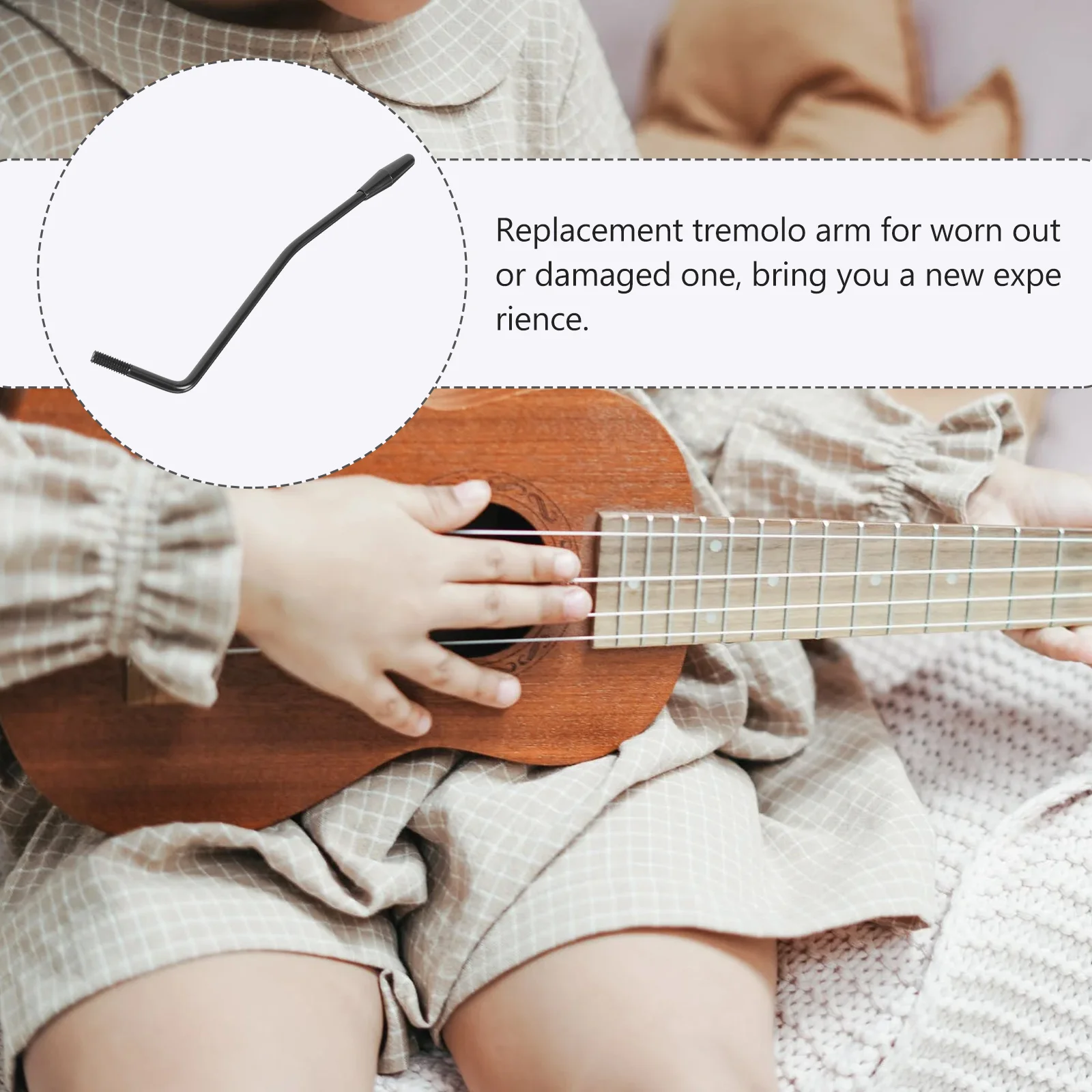 

Electric Guitar Whammy Bar Single Tremolo Arm Sturdy Iron Vibrato Lever for Tone Adjustment Replacement Guitar Accessory