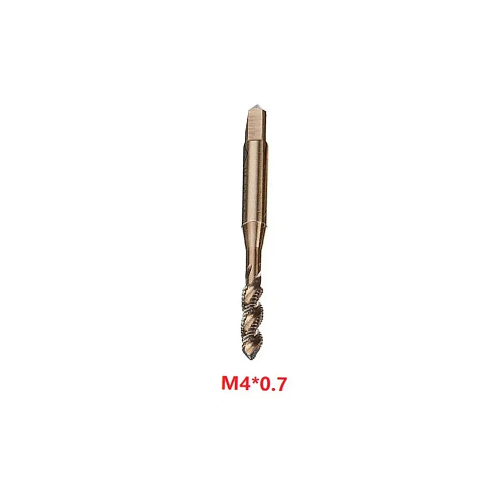 Cobalt Machine Screw Tap M3-M10 M35 Metric Screw Tap Right Hand Sprial Flutes Taps High Quality Lightweight NEW