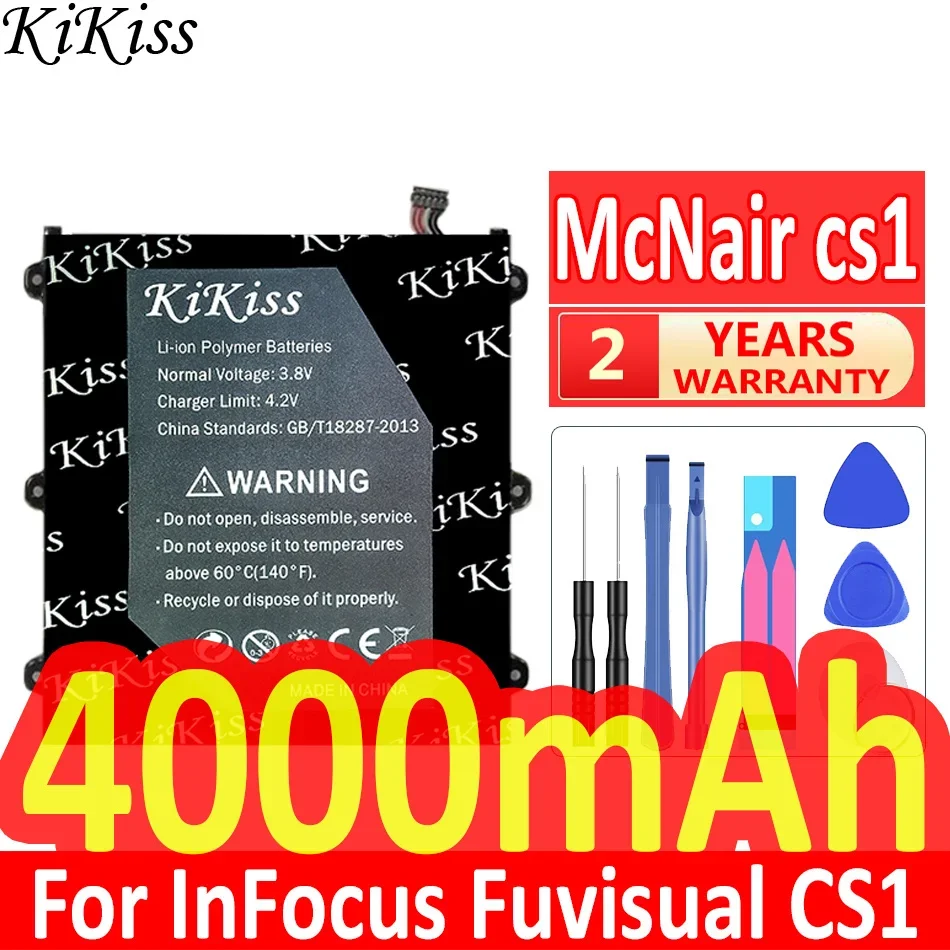 

Мощный аккумулятор KiKiss 4000 мАч для ноутбука InFocus Fuvisual CS1